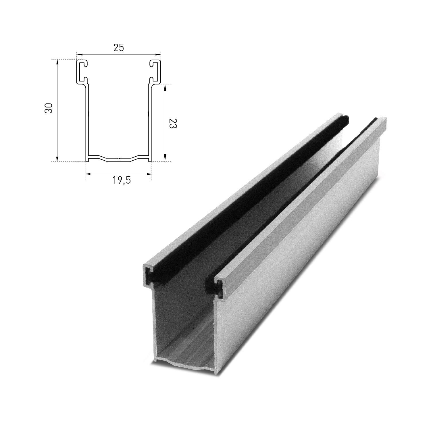 guida tapparella 19x30