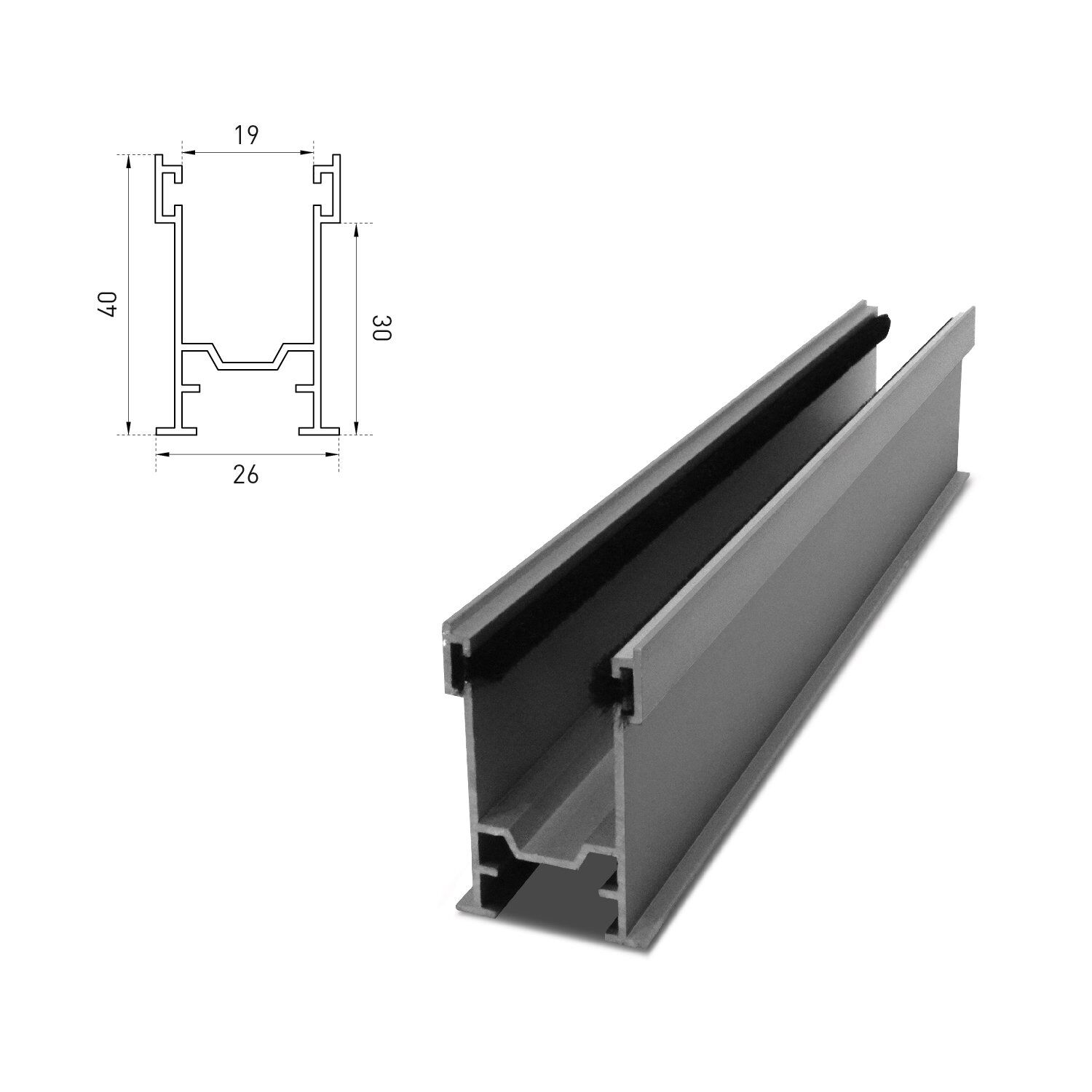 guida tapparella 26x40