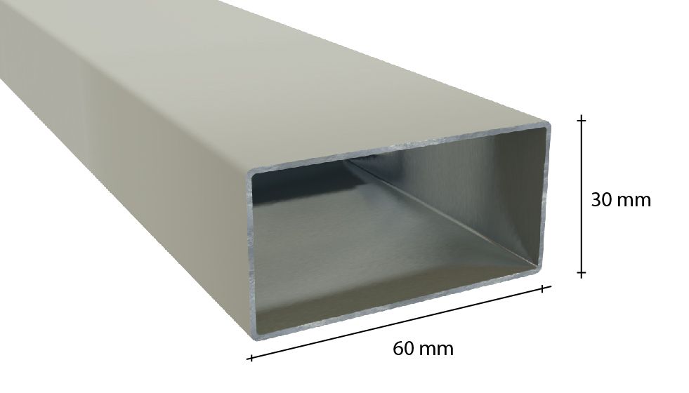 tubolare in alluminio 30x60