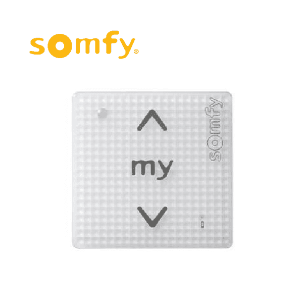 radiocomando a parete somfy a sfioramento bianco